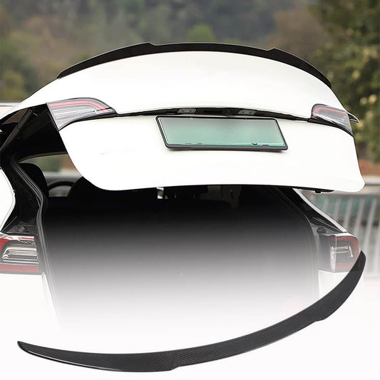 Rear Trunk Spoiler Dry Carbon Fiber V6 (2020-2023) for Tesla Model Y - image 1