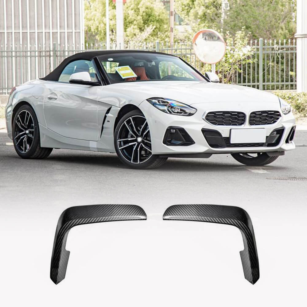 Front Bumper Splitters Dry Carbon Fiber (for M-Sport) for BMW Z4 (G29) 2018- - image 1
