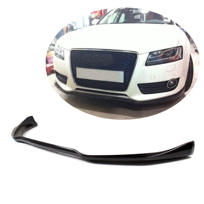 Front Bumper Lip V2 (for Base 2007-2011, Carbon) for Audi A5 2007-2015 - image 1