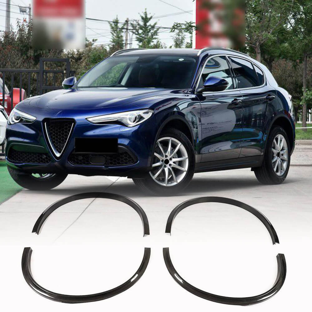 Fender Flares (2017-2023, Carbon) for Alfa Romeo Stelvio 2016- - image 1