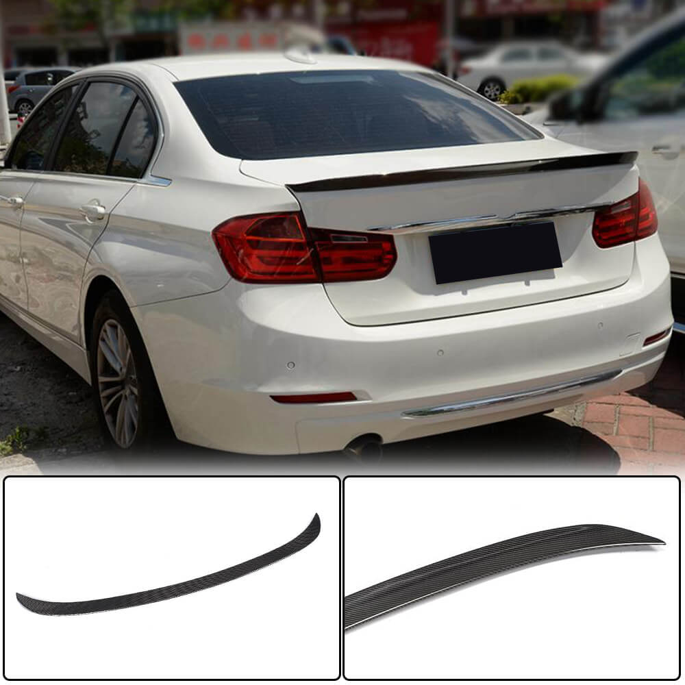 Rear Trunk Spoiler Carbon Fiber V3 (SD) for BMW 3 series F-30/31/34 2012-2019 - image 1