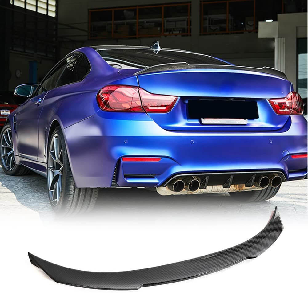Rear Trunk Spoiler Carbon Fiber V3 for BMW 2 Series G42 2021- - image 1