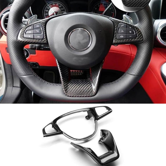 Steering Wheel Cover Carbon for Mercedes A-сlass W176 2012-2018 - image 1