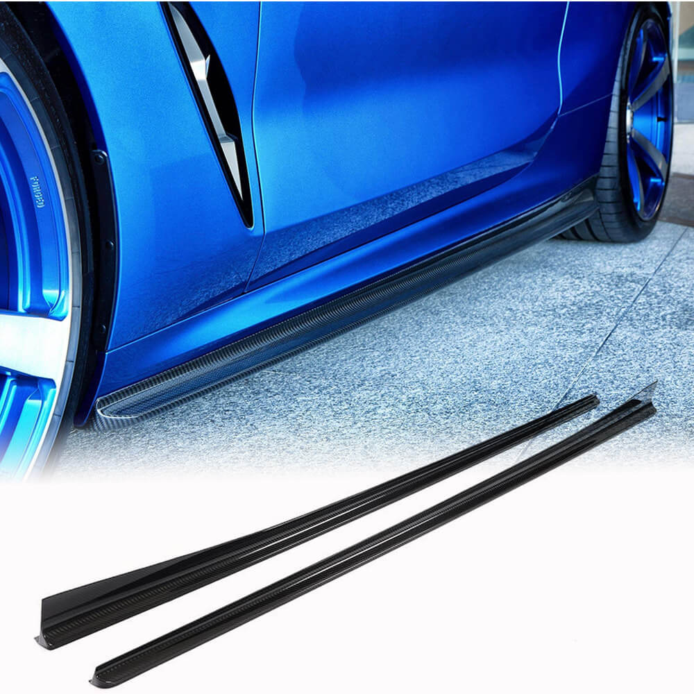 Side Skirt Extensions (for G14/G15 M-Sport, Carbon) for BMW 8 cерія G14/G15/G16 2018- - image 1