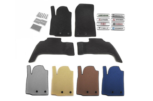 EVA Floor Mats (SD, BN, Black) for Mazda 3 2013-2019 - image 1