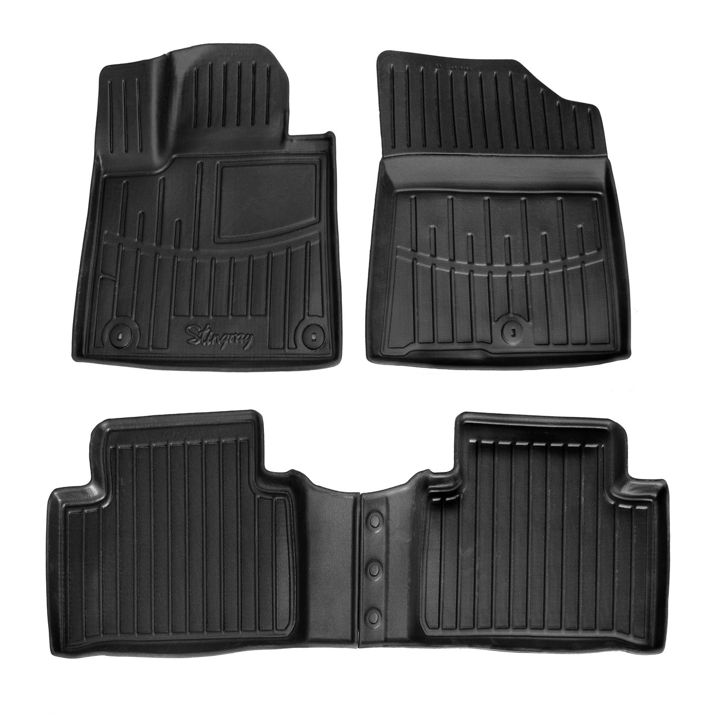 Stingray 3D Rubber Floor Mats (4 pcs) for Kia Sorento IV MQ4 2020- - image 1