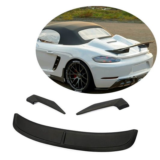 Spoiler V3 (for Boxster, Carbon) for Porsche Boxster/Cayman 982 (718) 2016- - image 1