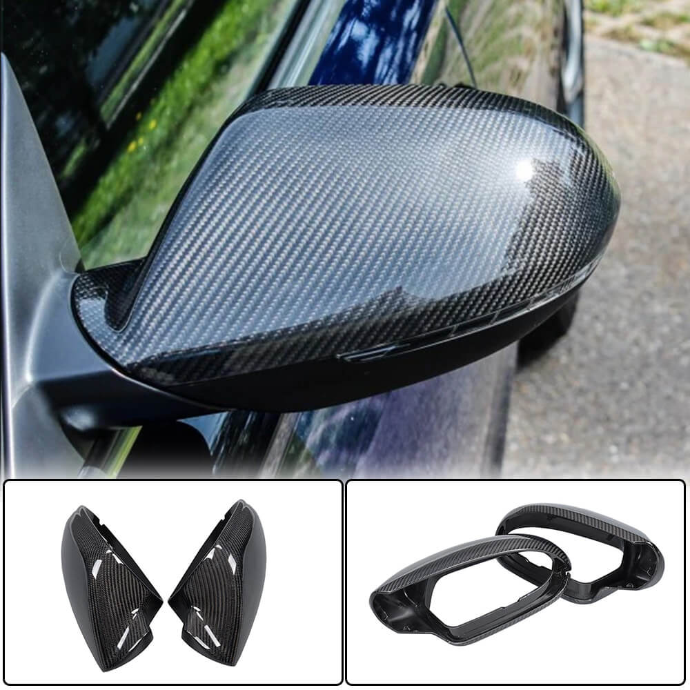 Carbon Mirror Covers (2011-2014) V2 for Audi A6 C7 2011-2017 - image 1