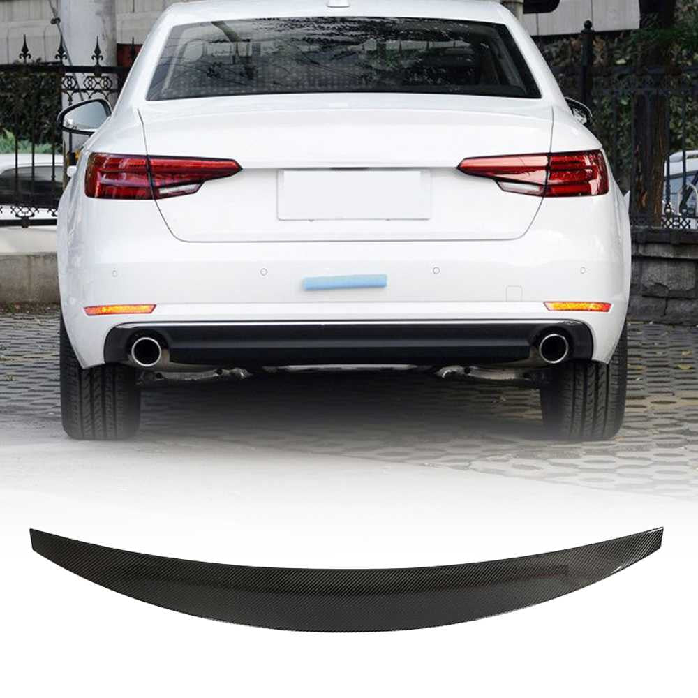 V1 Spoiler (for Sedan, Carbon) for Audi A4 B9 2015-2024 - image 1