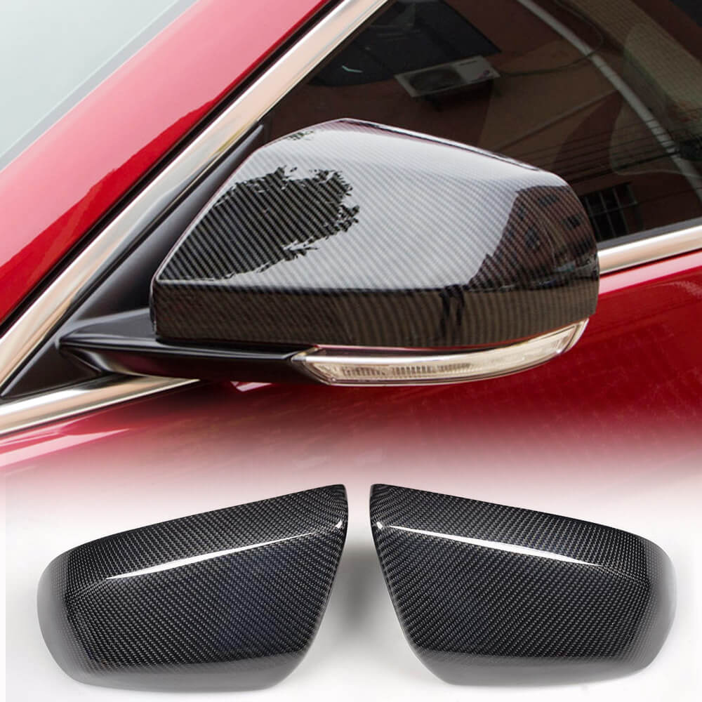 Mirror Covers (Carbon) for Cadillac ATS 2012-2019 - image 1