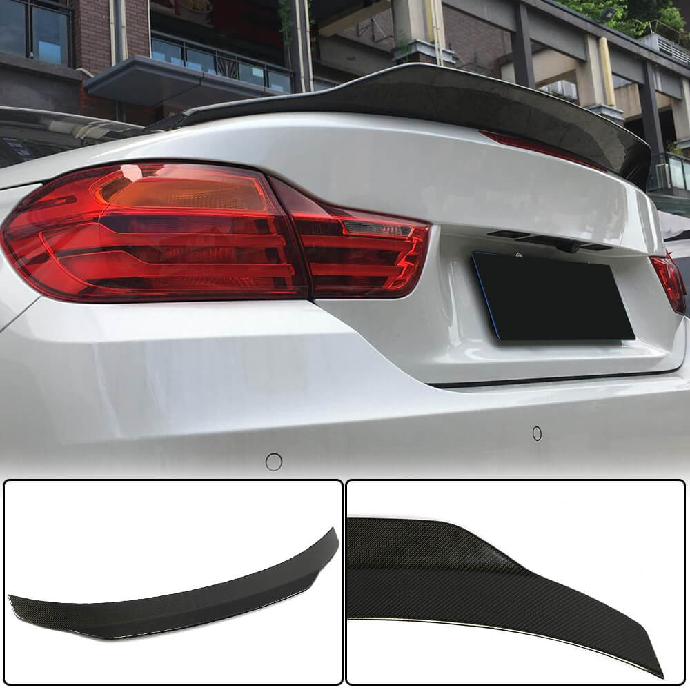 Rear Trunk Spoiler Carbon Fiber V13 (Convertible) for BMW 4 series F-32 2012-2020 - image 1
