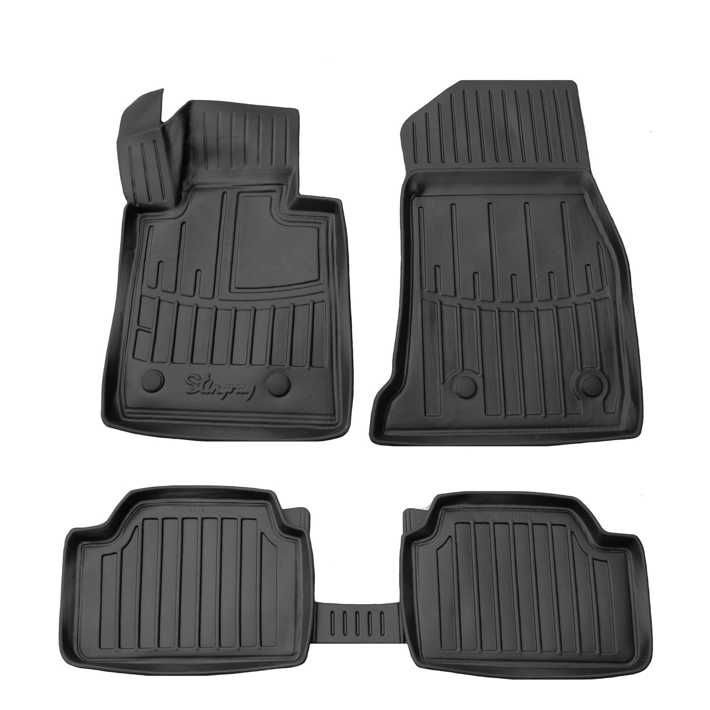Rubber Floor Mats Stingray 3D (5 pcs) for BMW 1 Series F20/F21 2011-2019 - image 1