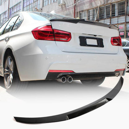 Rear Trunk Spoiler Dry Carbon Fiber V4 (SD) for BMW 3 series F-30/31/34 2012-2019 - image 1