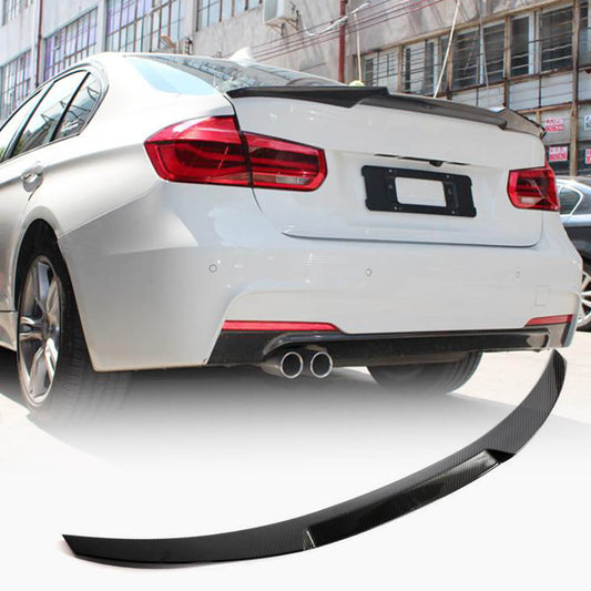 Rear Trunk Spoiler Dry Carbon Fiber V4 (SD) for BMW 3 series F-30/31/34 2012-2019 - image 1