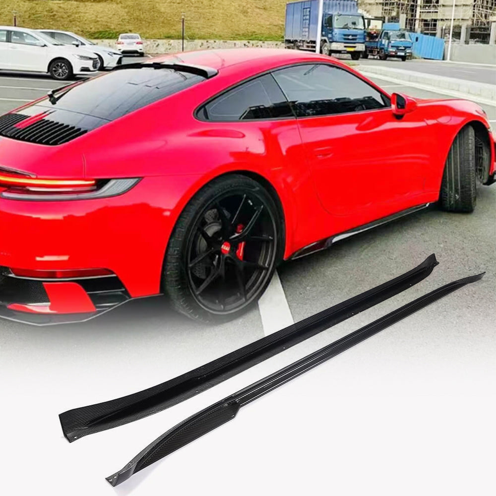 Side Skirts V2 (Carbon) for Porsche 911 2018- - image 1