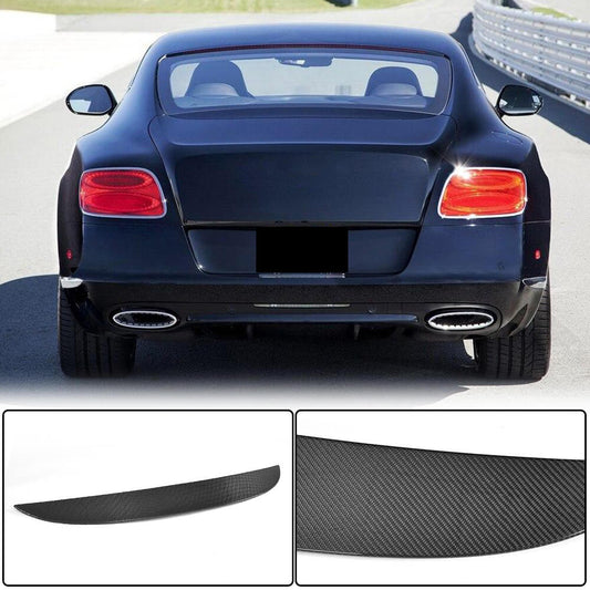 Rear Middle Window Spoiler Carbon Fiber for Bentley Continental GT 2011-2018 - image 1