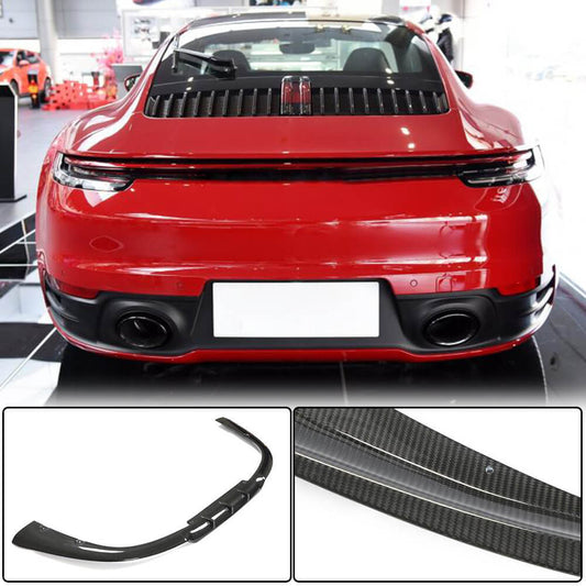 Rear Bumper Diffuser for Carrera/Targa, Carbon for Porsche 911 (992) 2018– - image 1