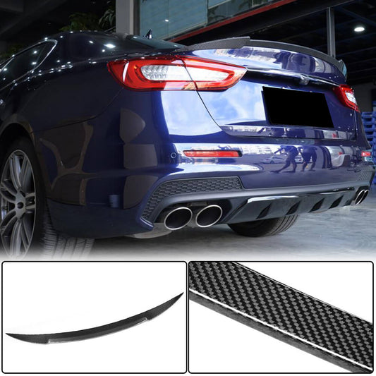 Spoiler V3 (Carbon) for Maserati Quattroporte 2013-2023 - image 1
