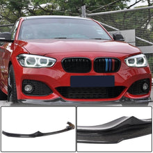 Front Bumper Lip V3 for M-Sport 2015-2019, Carbon for BMW 1 Series F20/21 2011-2019 - image 1
