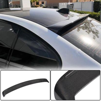 Rear Window Spoiler Visor V2 (for F10, Carbon) for BMW 5 Series F-10/11/07 2010-2016 - image 1