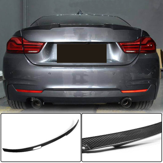 Rear Trunk Spoiler Carbon Fiber V6 (Coupe) for BMW 4 series F-32 2012-2020 - image 1