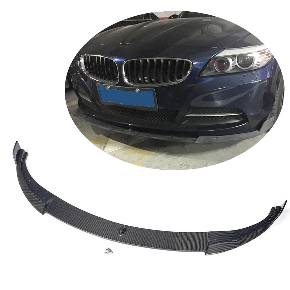 Front Bumper Lip (2009-2013, Carbon) for BMW Z4 (E89) 2009-2016 - image 1