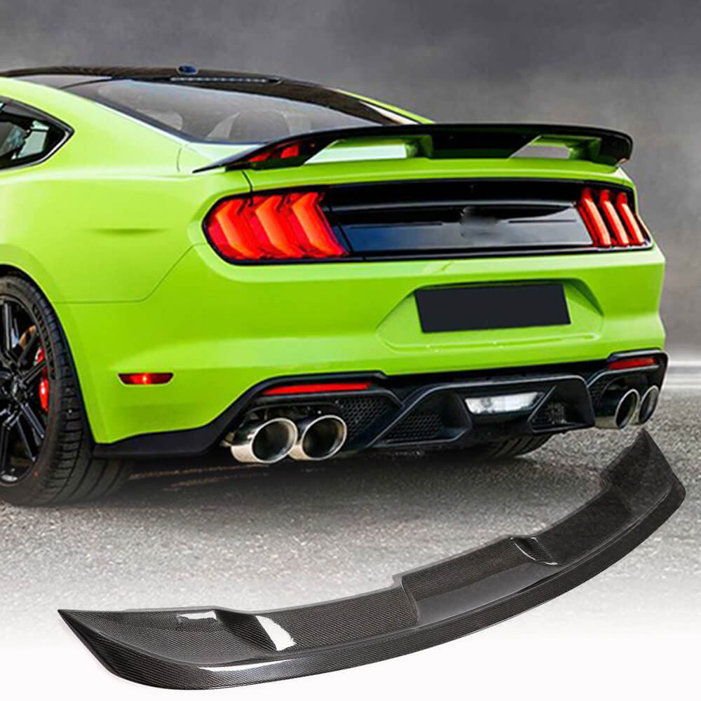 Spoiler V3 (Carbon) for Ford Mustang 2015-2023 - image 1