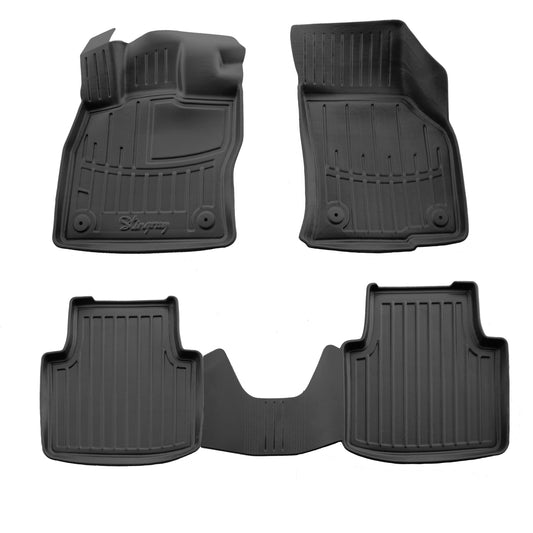 Rubber Floor Mats Stingray 3D (5 pcs) for Volkswagen Arteon 2017-2025 - image 1