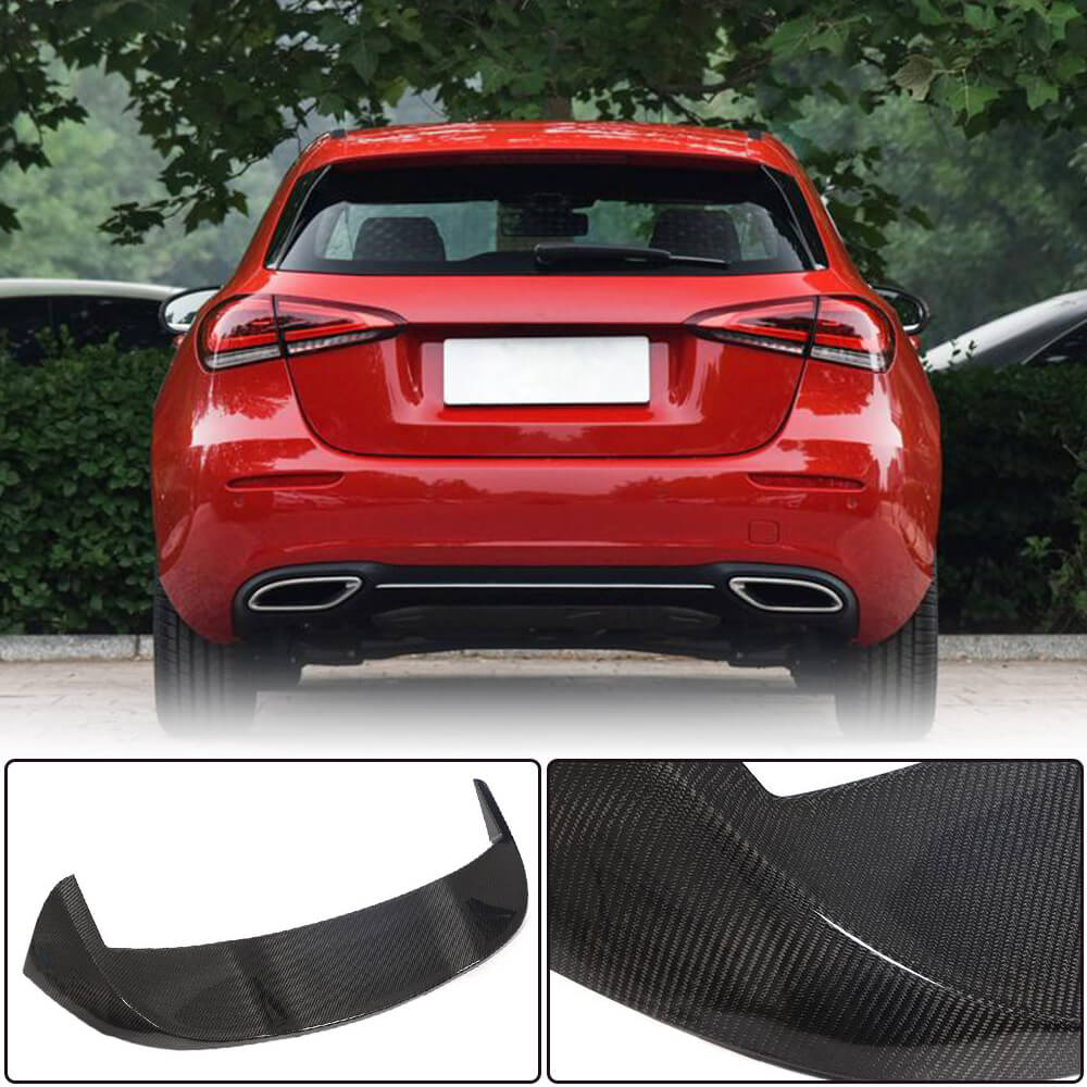 Spoiler V1 (for HB, Carbon) for Mercedes A-class W177 2018↗ - image 1