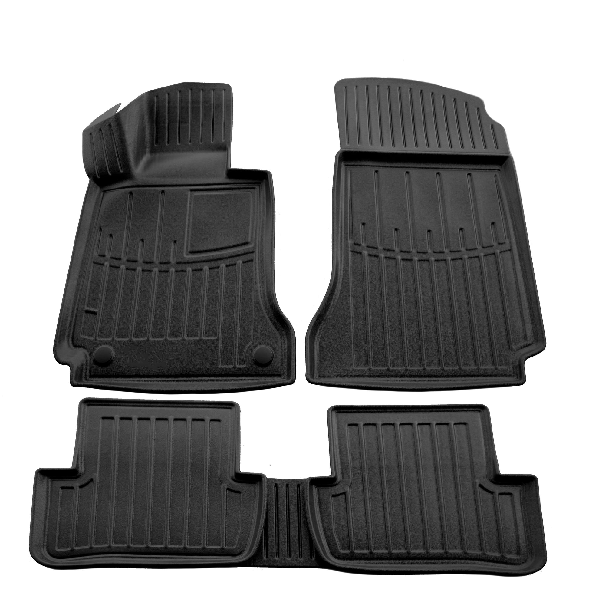 Rubber Floor Mats Stingray 3D (5 pcs) for Mercedes C-class W204 2007-2015 - image 1