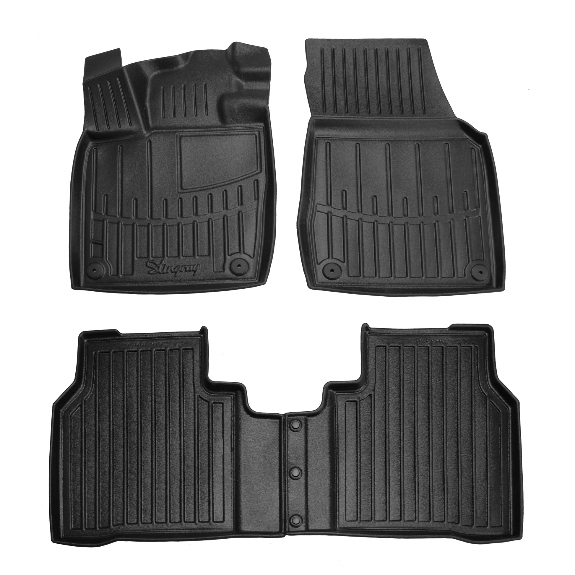 Stingray 3D Rubber Floor Mats (4 pcs) for Volkswagen ID.7 2023- - image 1