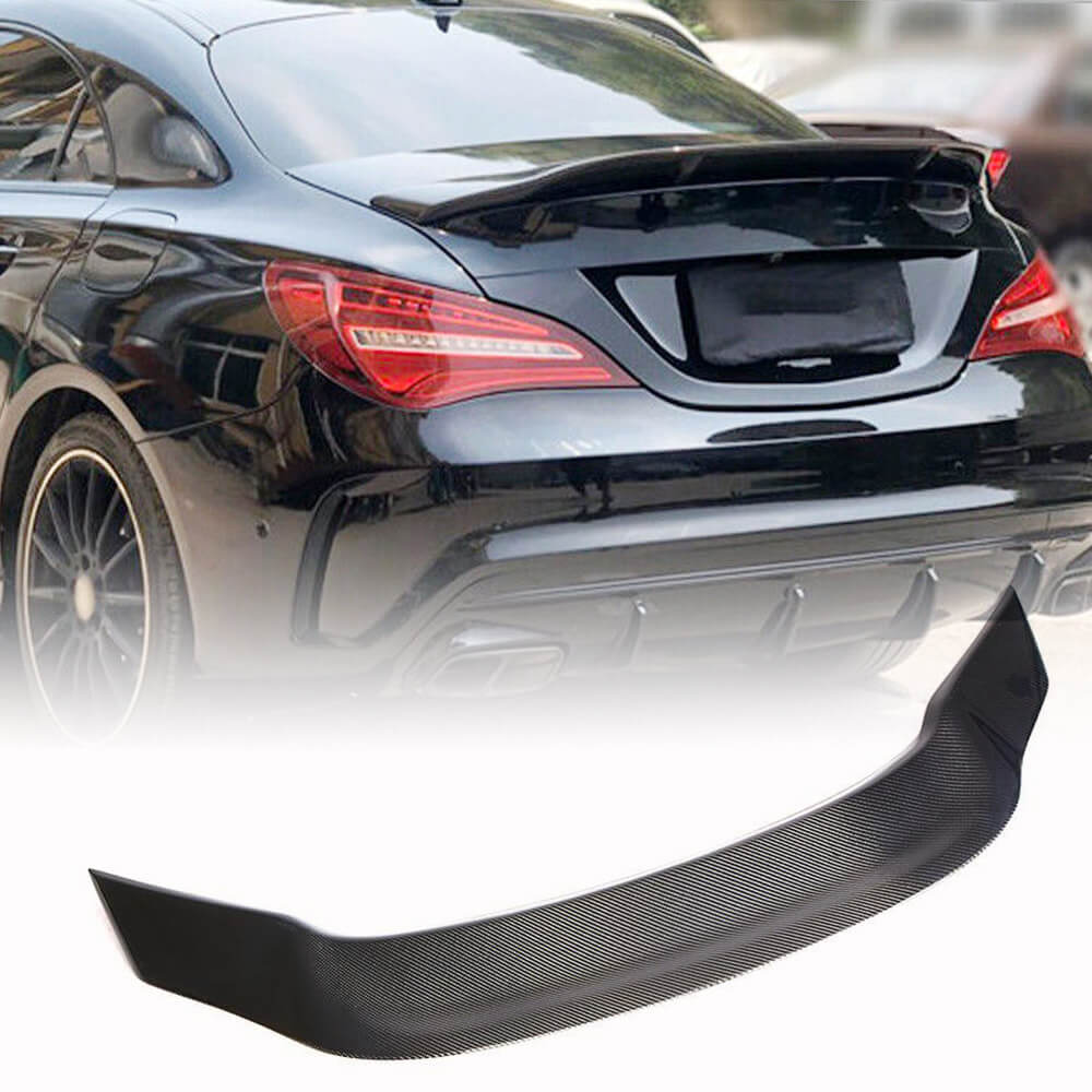 Spoiler V4 (SD, Carbon) for Mercedes CLA C117 2013-2019 - image 1