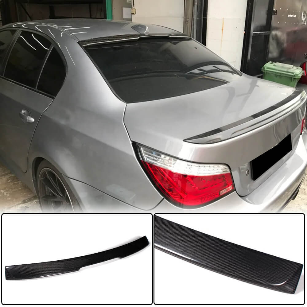 Rear Window Spoiler Visor (for SD, Carbon) for BMW 5 Series E60/E61 2003-2010 - image 1