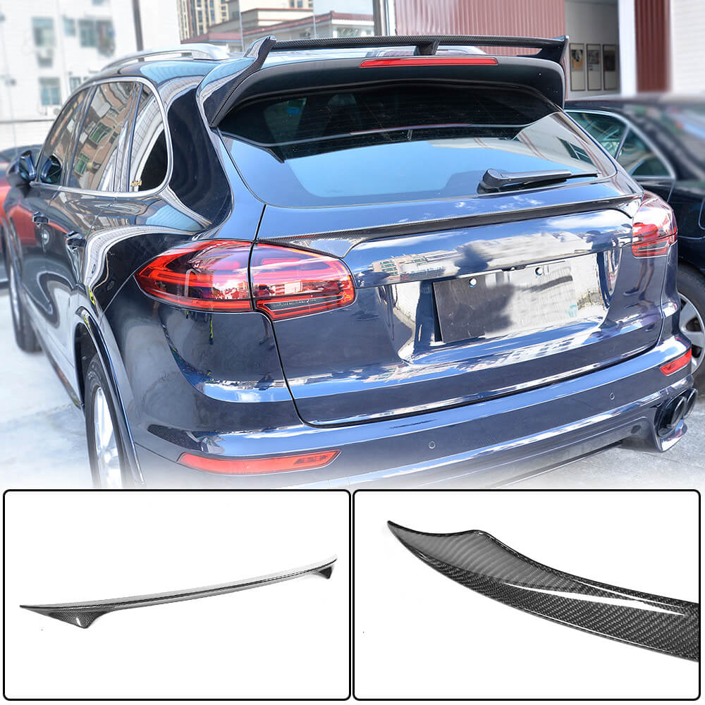Lower spoiler (2015-2018, Carbon) for Porsche Cayenne 2010-2017 - image 1