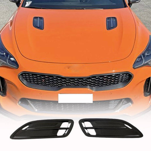 Covers on the hood (Carbon) for Kia Stinger - image 1