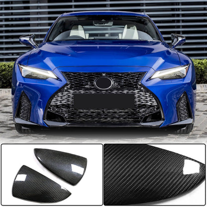 Mirror Covers (for 2020+, Dry Carbon) for Lexus IS 2013- - image 1