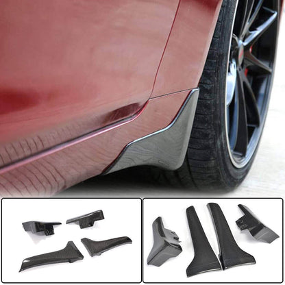 Mud Flaps (for Q50 Base/Sport 2014-2017, Carbon) for Infiniti Q50/Q60 2013-2024 - image 1