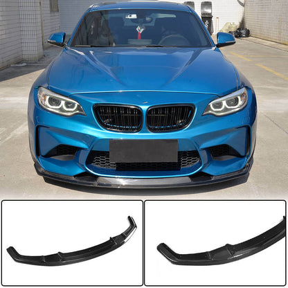 Front Bumper Lip V1 for F87 M2, Carbon for BMW 2 Series F22/23 2014-2021 - image 1