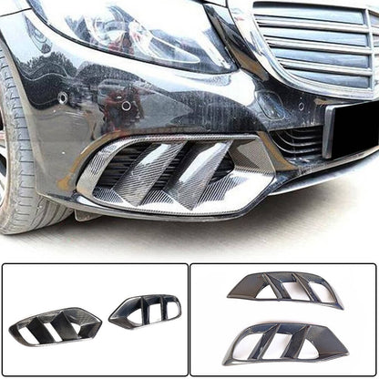 Covers for fog lights (for SD Base 2015-2019, Carbon) for Mercedes C-class W205 2014-2021 - image 1