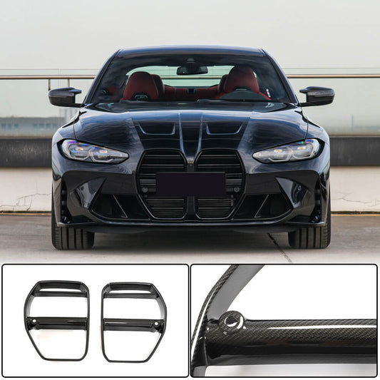 Nostrils V3 (for G82/G83, Dry Carbon) for BMW 4 series G22/23/26 2020- - image 1