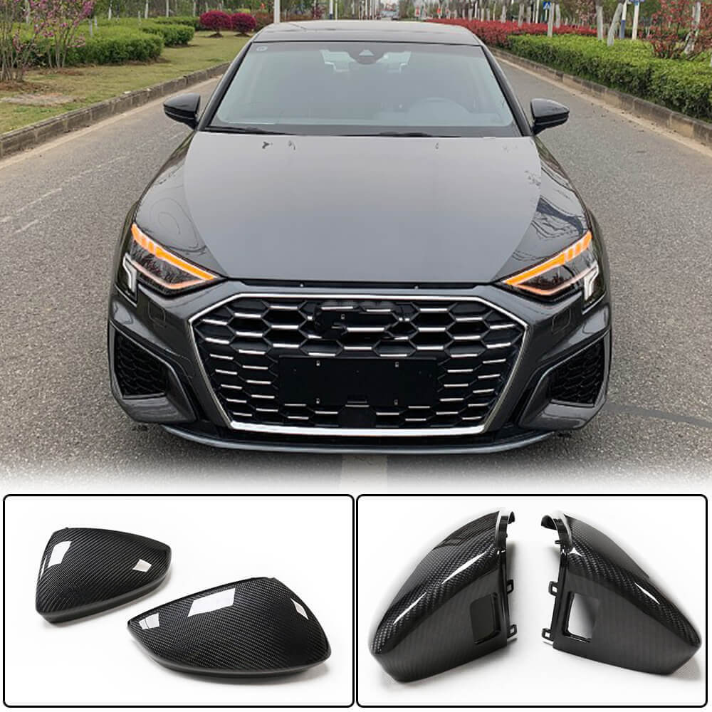 Mirror Covers (Carbon) V1 for Audi A3 2020- - image 1