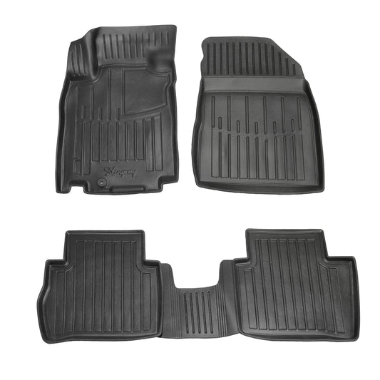 Stingray 3D Rubber Floor Mats (4 pcs) for Nissan Tiida 2004-2011 - image 1