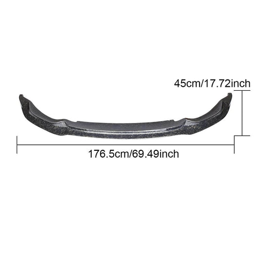 Front Bumper Lip Carbon Fiber V11 (for F82/F83) for BMW 4 series F-32 2012-2020 - image 1