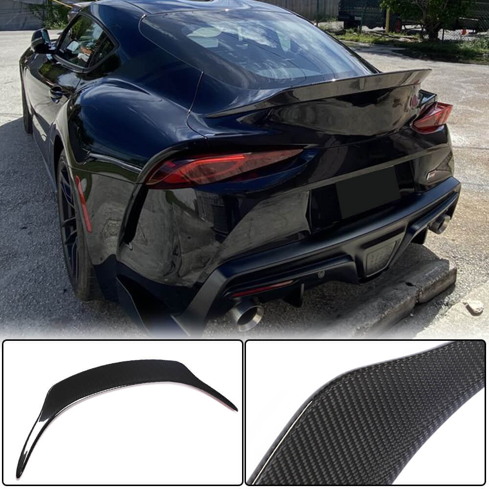 Spoiler V3 (Carbon) for Toyota Supra 2019- - image 1