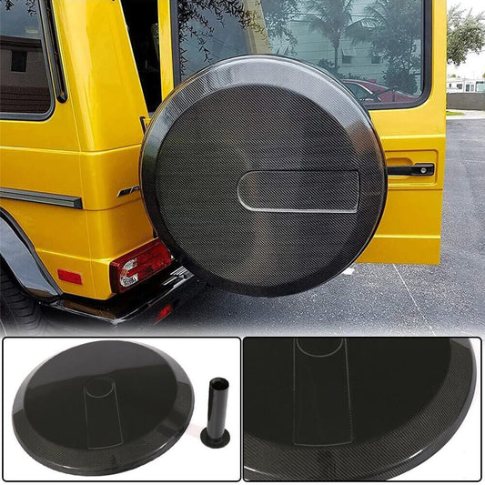 Cover for the spare wheel (for 2004-2018, Dry carbon) for Mercedes G class W463 1990-2018 - image 1
