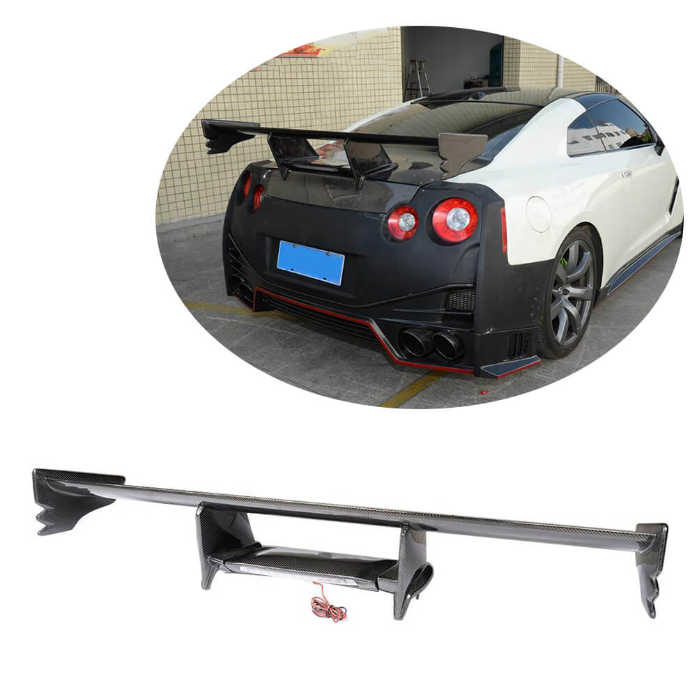Spoiler (2009-2015, Carbon) for Nissan GT-R 2008-2025 - image 1