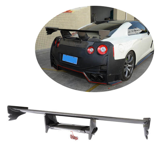 Spoiler (2009-2015, Carbon) for Nissan GT-R 2008-2025 - image 1