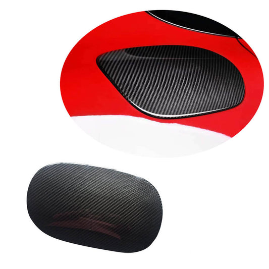 Overlay on the gas tank hatch (2016-2020, Carbon) for Porsche Panamera 2016-2023 - image 1
