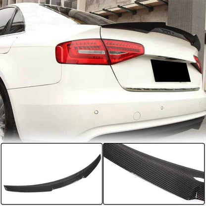 Spoiler V1 (for Base 2011-2015, Carbon) for Audi A4 B8 2007-2015 - image 1