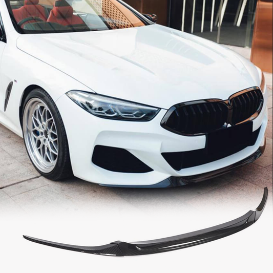 Front Bumper Lip V5 (for M-Sport, Carbon) for BMW 8 Series G14/G15/G16 2018- - image 1